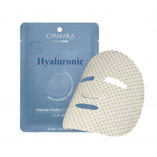 Casmara Hyaluronic sheet mask with packaging