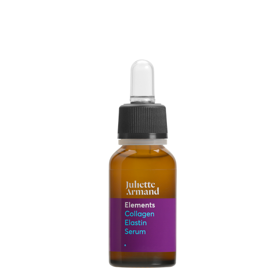 Bottle of Juliette Armand serum with a dropper