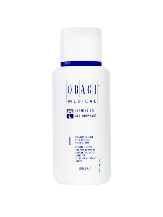 Obagi Medical foaming gel bottle