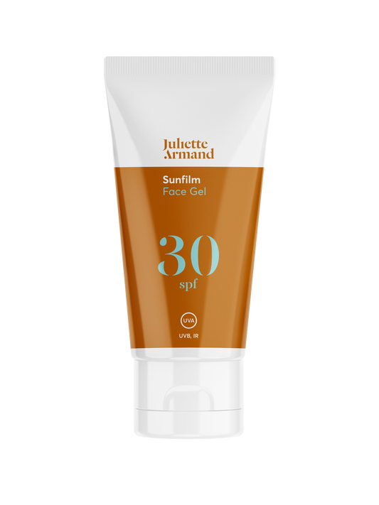 Tube of Juliette Armand Sunfilm Face Gel SPF 30