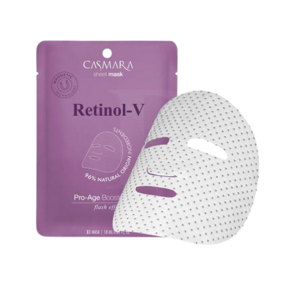 Casmara Retinol-V sheet mask packaging