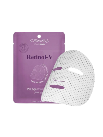 Casmara Retinol-V sheet mask packaging