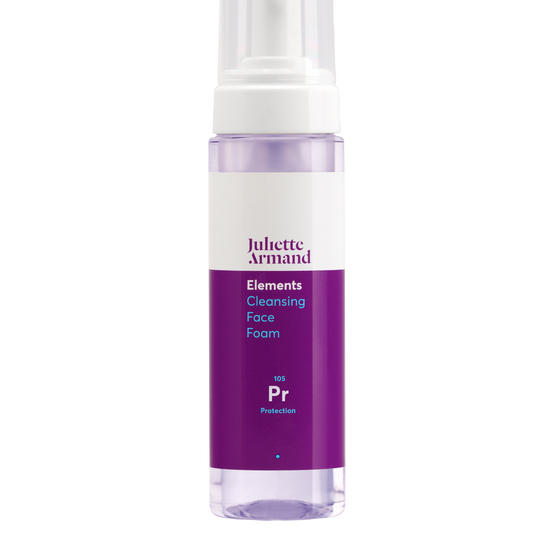 Juliette Armand cleansing face foam bottle 