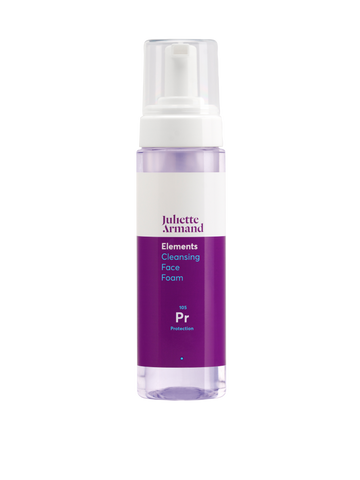 Juliette Armand cleansing face foam bottle 