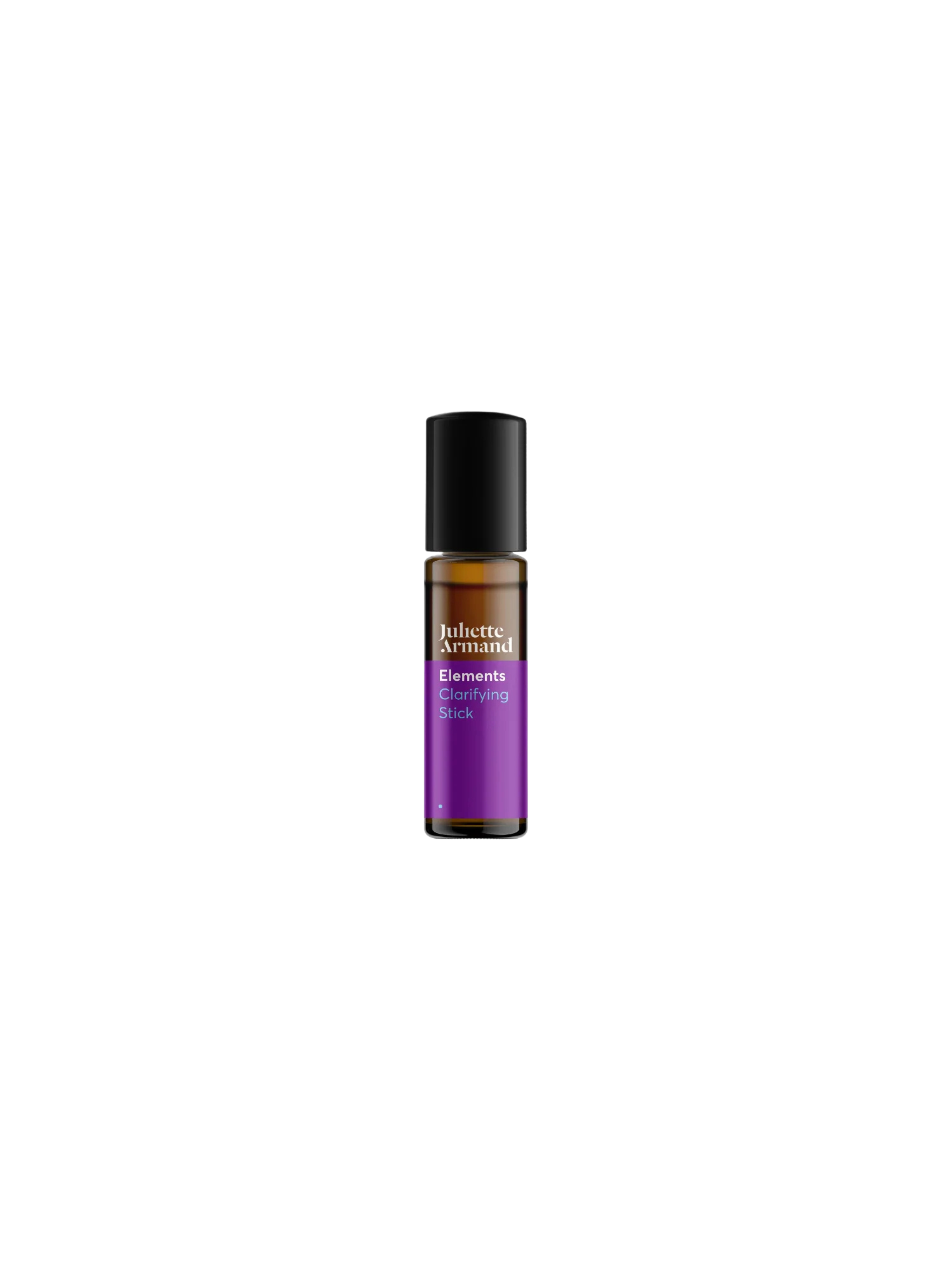 Bottle with purple label that says CLARIFYING STICK