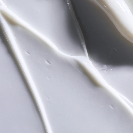 Close-up of white cream