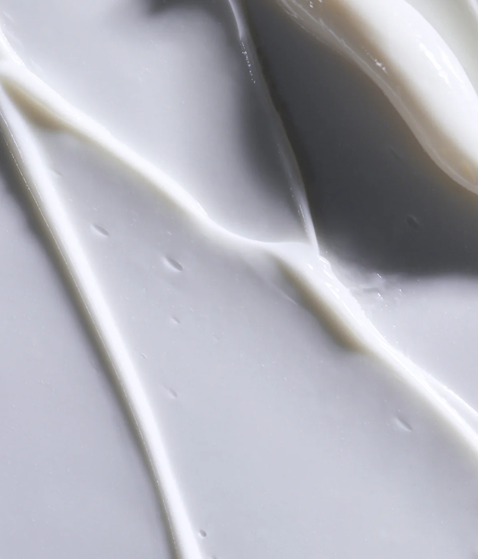 Close-up of white cream