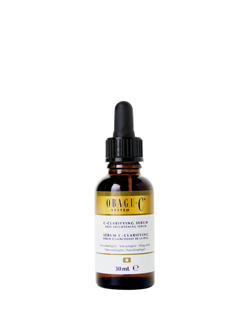 Skincare serum bottle with dropper