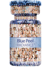 Blue Peel Radiance product packaging with collage of faces