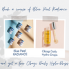 Promotional image of Obagi skincare products with text on a light background