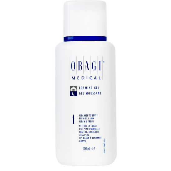Obagi Medical foaming gel bottle