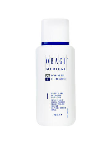 Obagi Medical foaming gel bottle