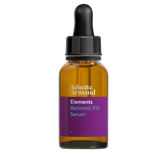 Bottle of Juliette Armand Elements Retinoid 3% Serum