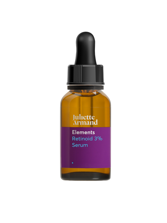 Bottle of Juliette Armand Elements Retinoid 3% Serum