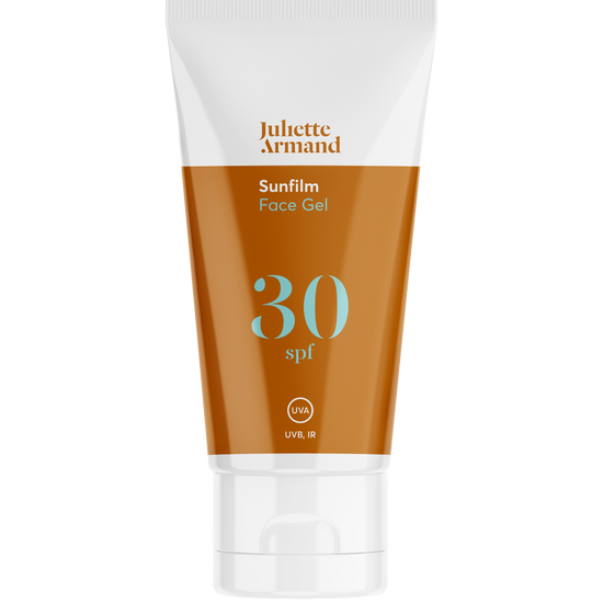 Tube of Juliette Armand Sunfilm Face Gel SPF 30