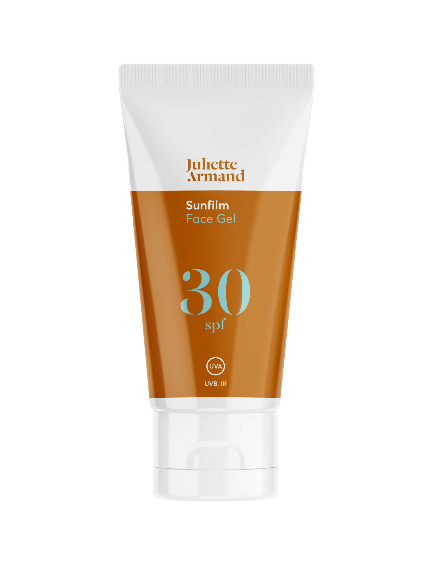 Tube of Juliette Armand Sunfilm Face Gel SPF 30