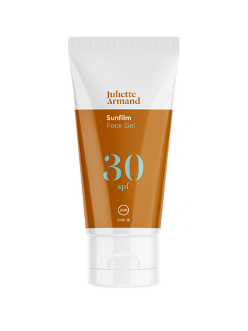Tube of Juliette Armand Sunfilm Face Gel SPF 30