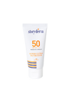 Storyderm sunscreen tube with SPF 50 on a white background